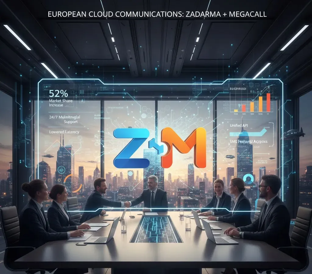 Consolidation stratégique dans les communications cloud européennes : l'acquisition de Zadarma-Megacall