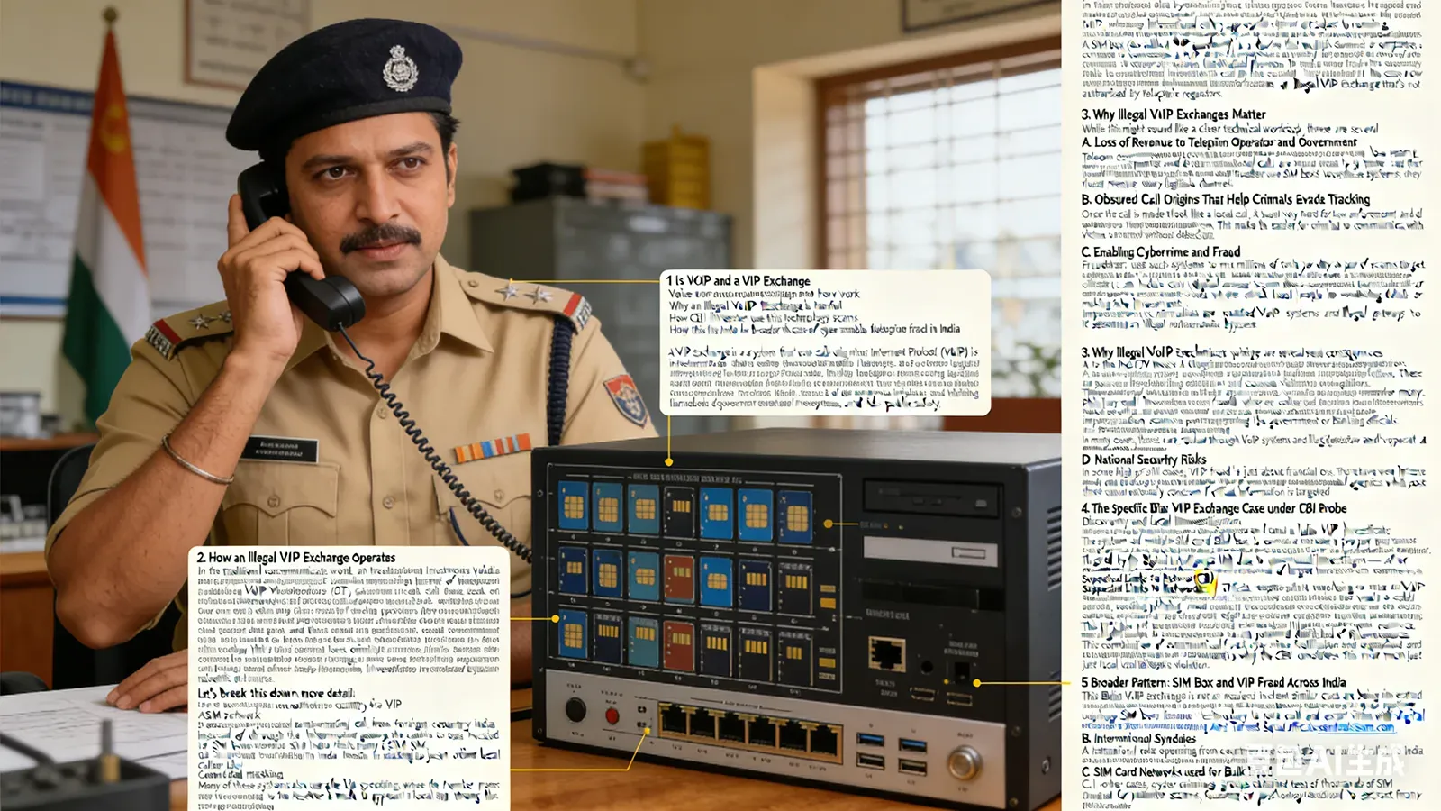 Qu'est-ce qu'un échange VoIP et pourquoi il est sous CBI Probe