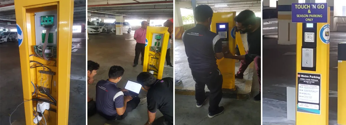 Interphone vocal SIP Becke i12 installé aux entrées et sorties des parkings