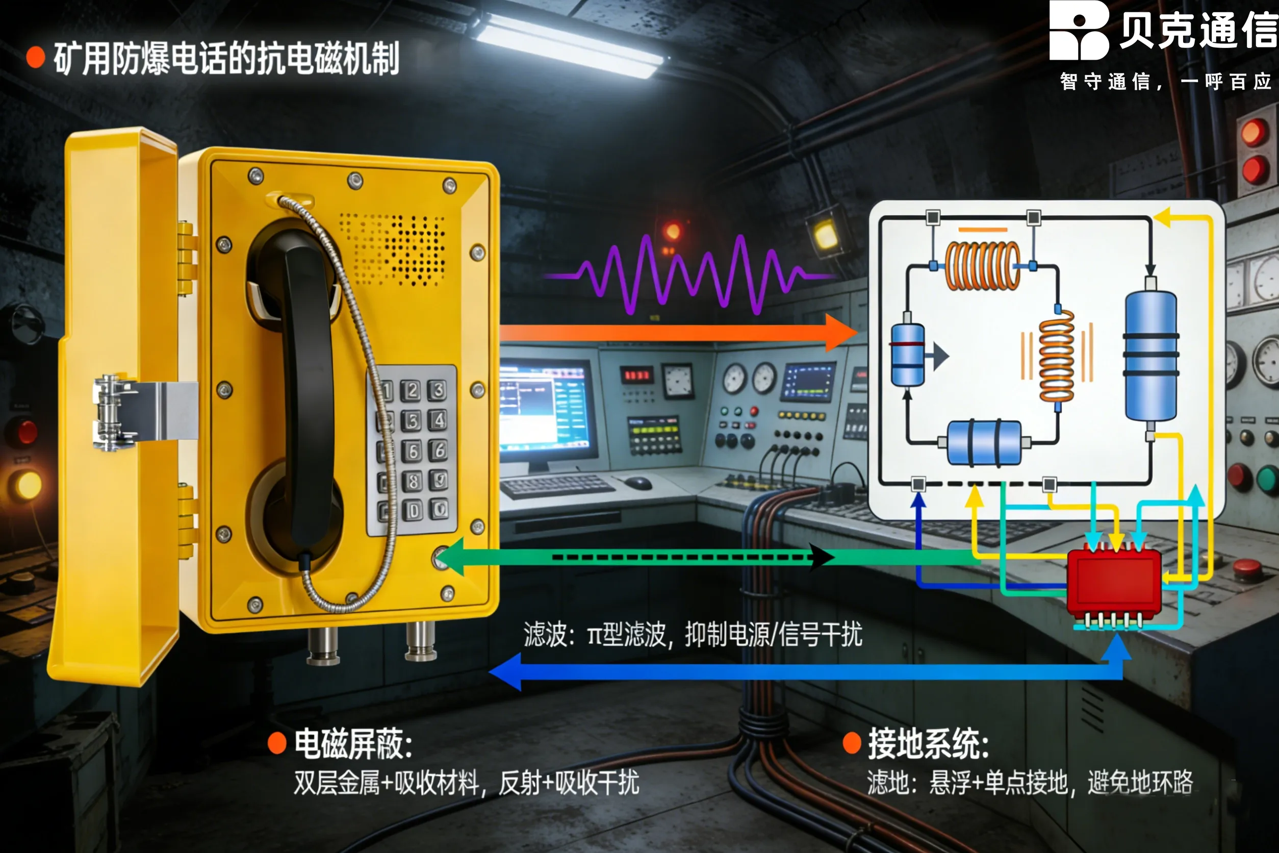 CEM et adaptabilité environnementale des téléphones antidéflagrants miniers