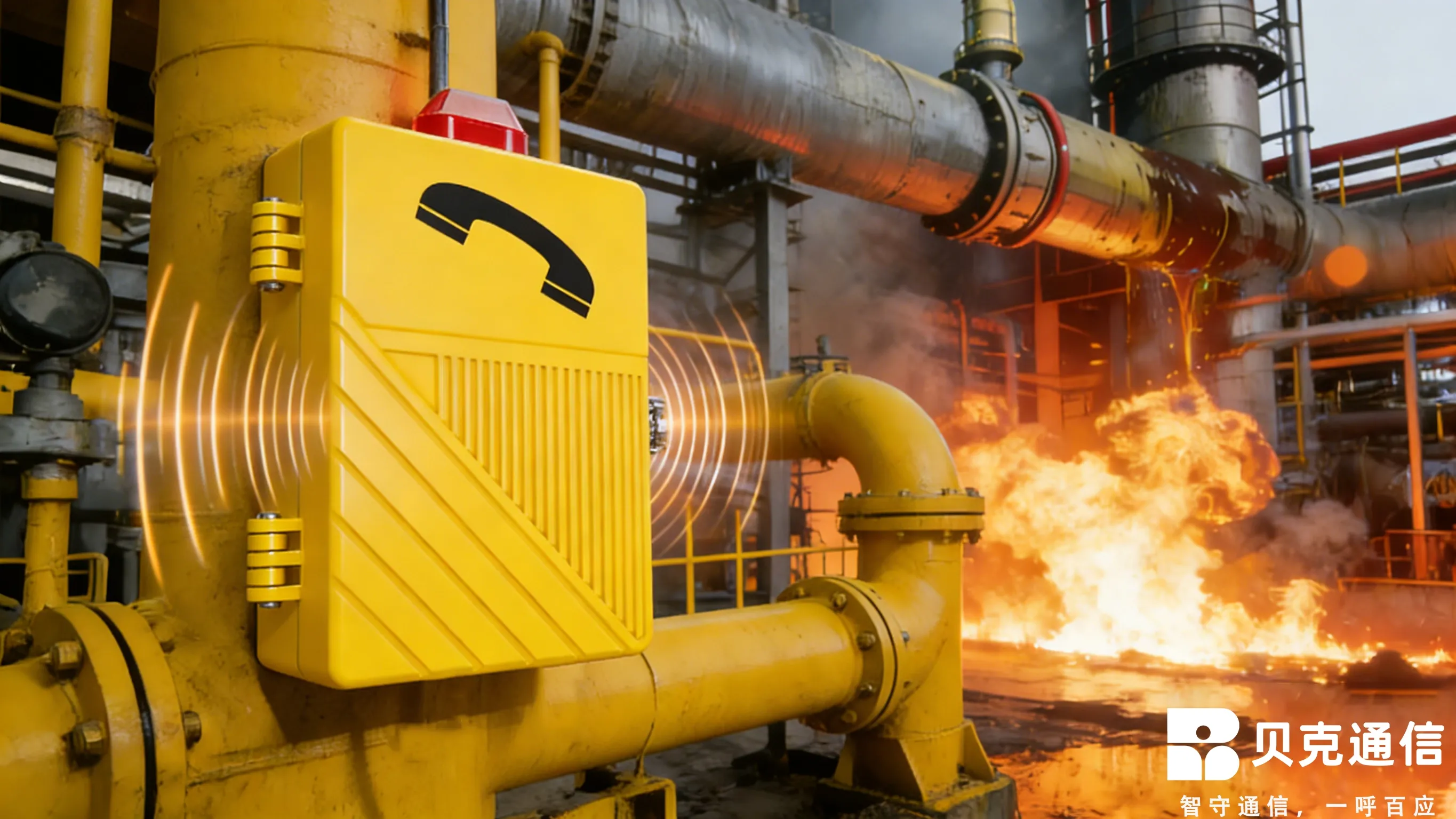 Téléphones d'évacuation d'urgence pour zones dangereuses