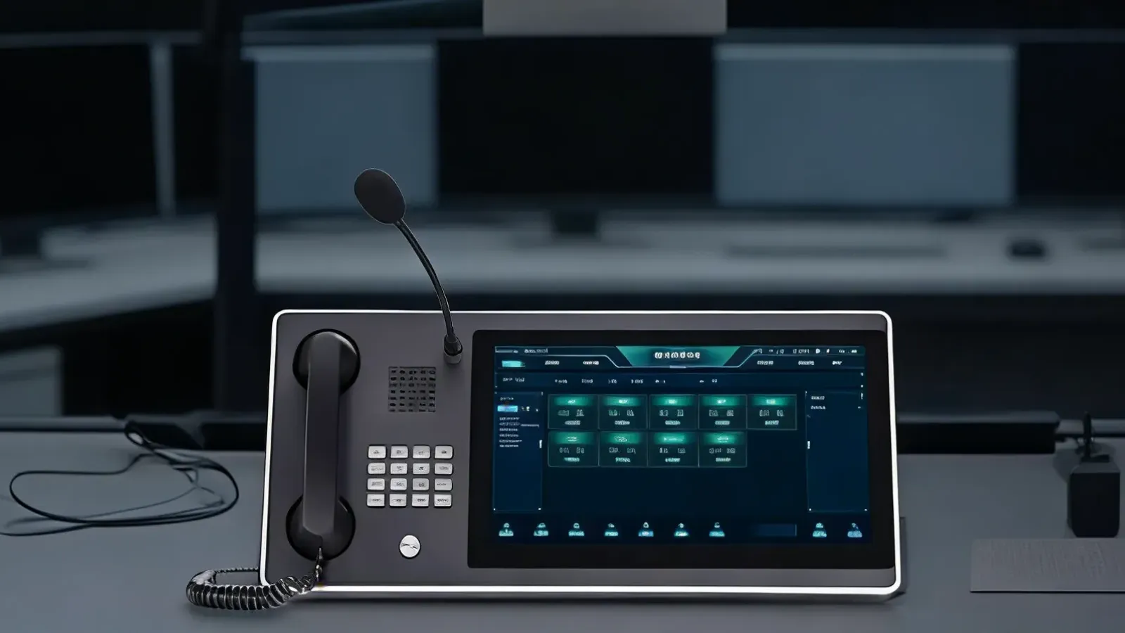 Affichage du Système de Communication Convergente sur la Console de Dispatch Affichage du Système de Communication Convergente sur la Console de Dispatch
