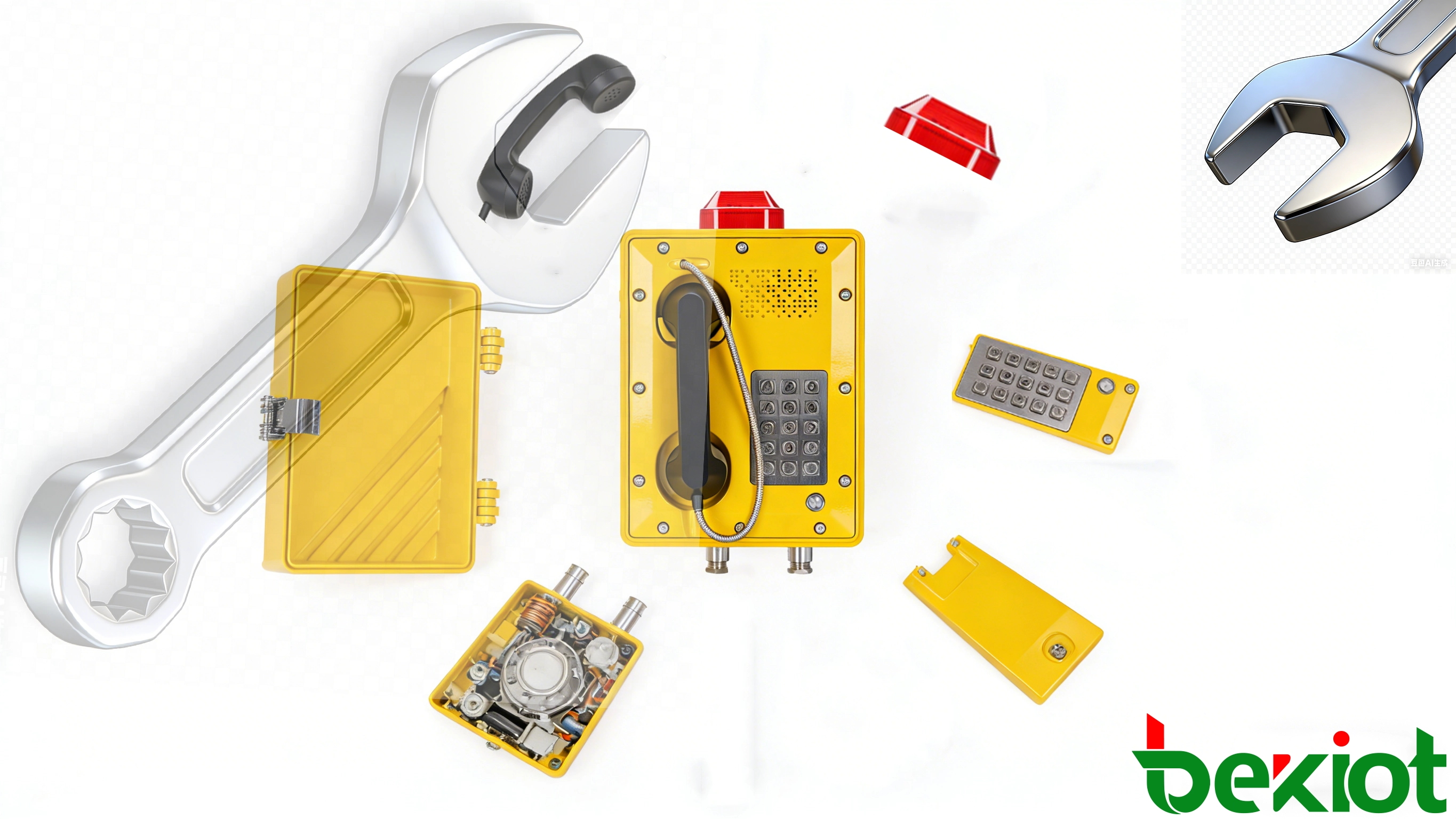 Conception antidéflagrante du téléphone antidéflagrant