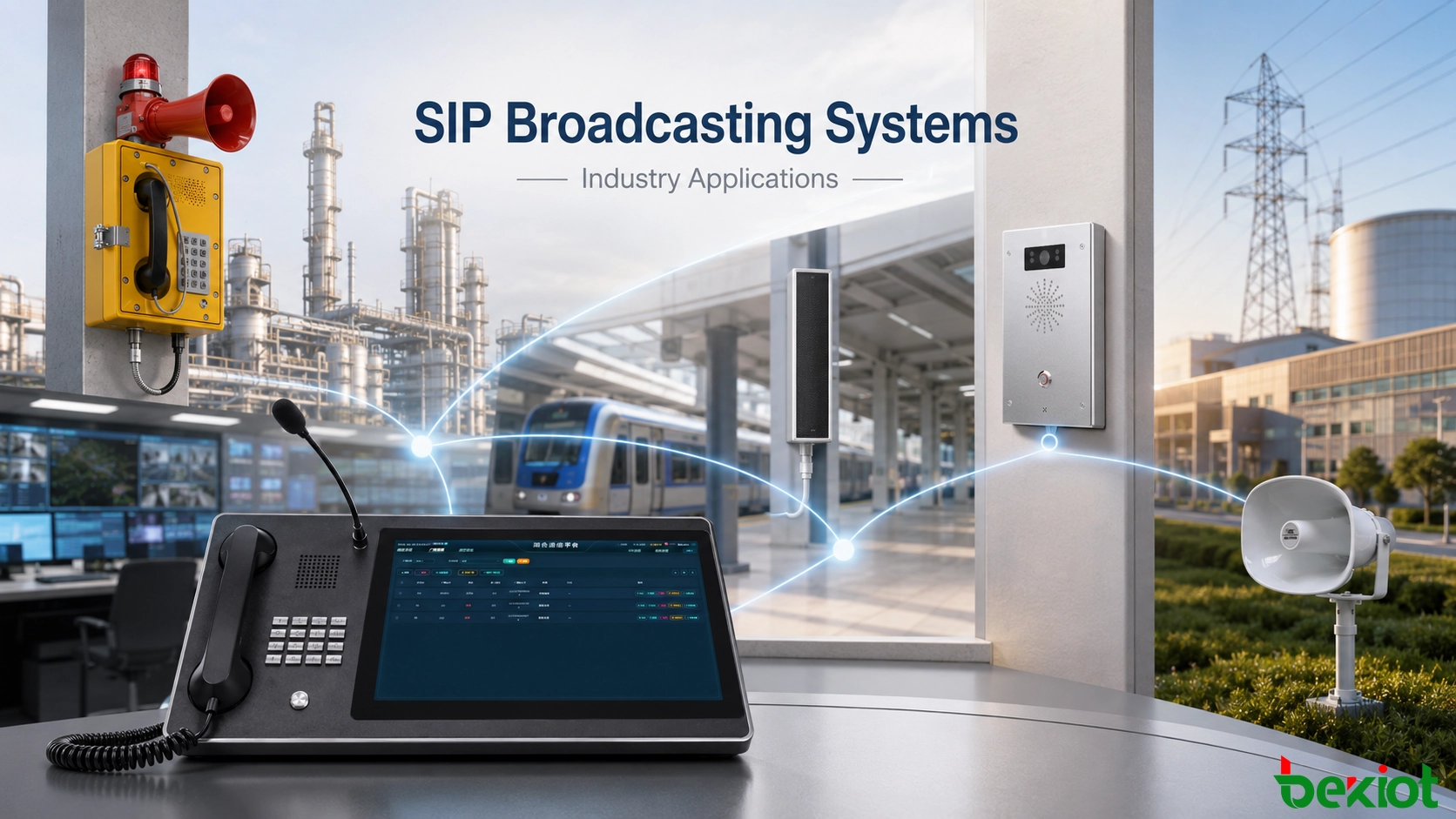Où les systèmes de diffusion SIP sont-ils utilisés ? Applications industrielles et conception de solutions.