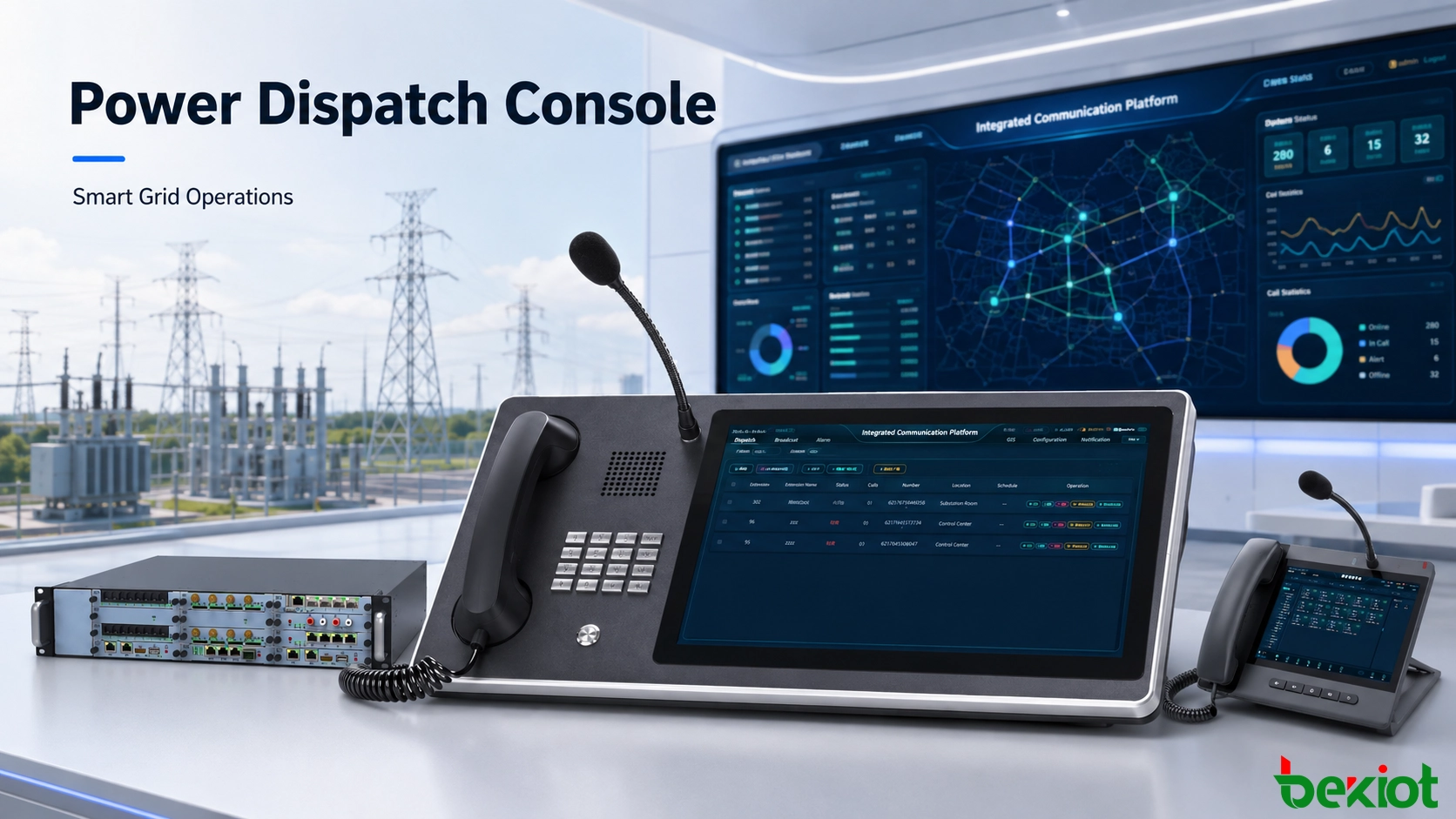 Solution de console de dispatching électrique : architecture, fonctions et applications