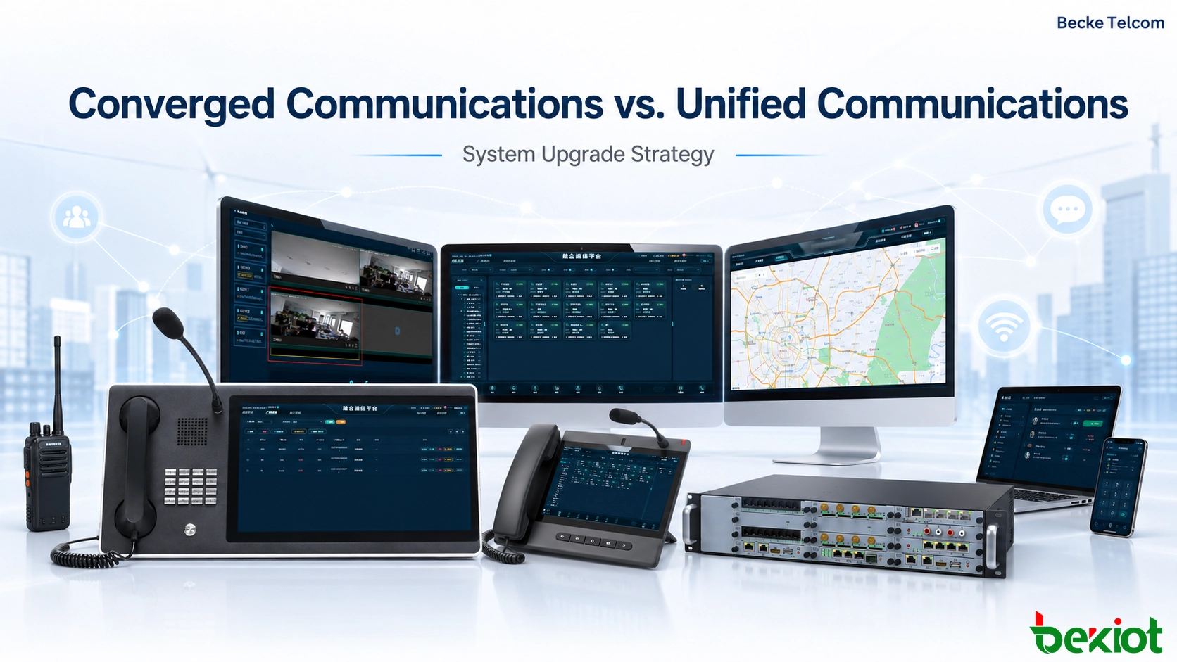 Communications convergées vs communications unifiées : différences et stratégie de mise à niveau du système