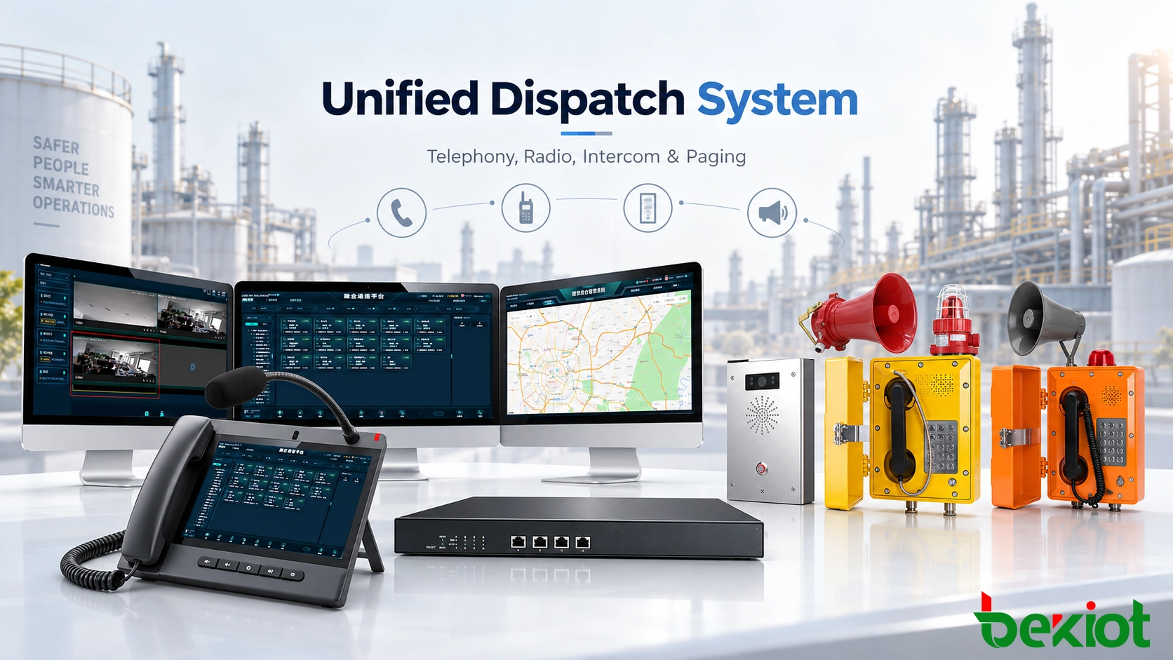 Comment un système de dispatching unifié intègre-t-il plusie